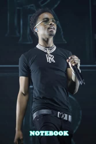 Notebook: Roddy Ricch New Year Weekly Planner Notebook for Writing. Thank you