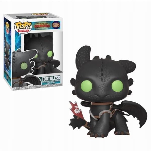 Funko Pop 686 Toothless Figurine from *How to Train Your Dragon*