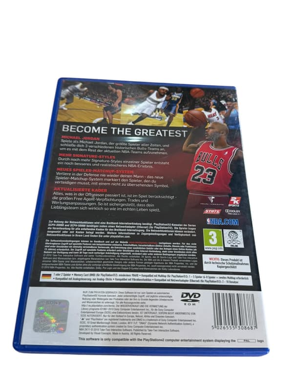 NBA 2K11 PS2 PlayStation 2 (PS2) boxed version