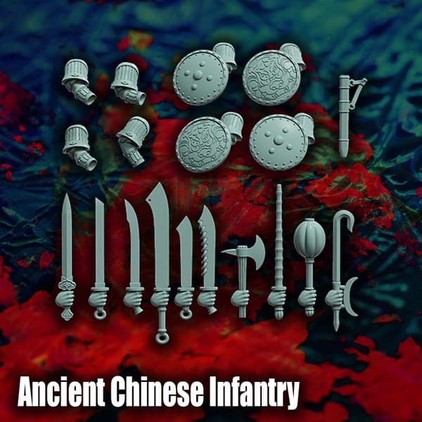 Ancient Chinese Infantry - x10
