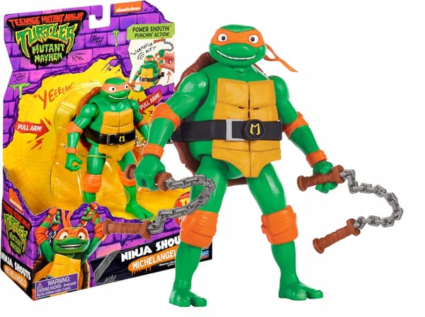 NINJA TURTLE FIGURES: MICHELANGELO SOUND FIGURE