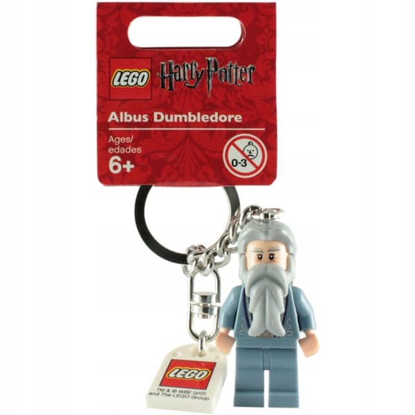 LEGO Harry Potter Keyring – 852979 Albus Dumbledore Keyring from 2010 – Bricks