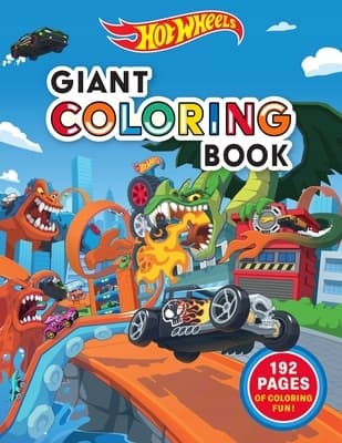 Hot Wheels: Giant Colouring Book by Mattel