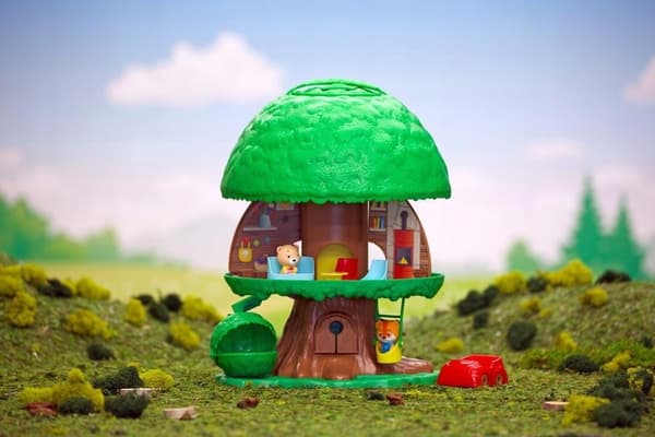 CHLOROPHYLL MAGIC TREE FOLDING HOUSE FIGURINES MOBILE FOLD-OUT PET