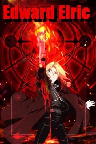 Edward Elric Notebook: Lined Pages Notebook, Small Size, 6x9 inches / 110 pages