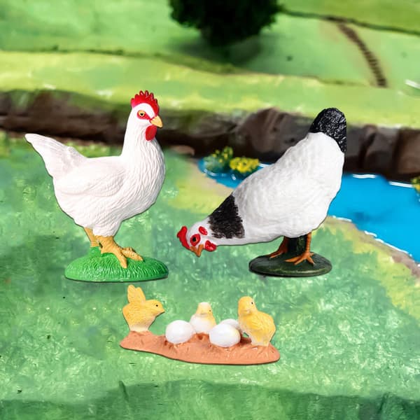 Realistic farm animals Figures Toy scenes Educational toys Decorations E
