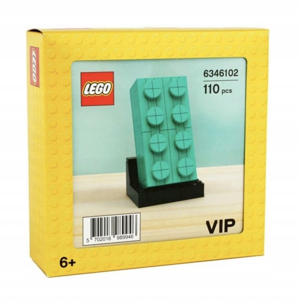 LEGO 6346102 Turquoise 2x4 VIP Building Brick