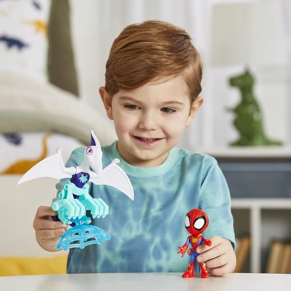SPIDEY SET: GHOSTASAURUS dinosaur figure + SPIDER + ACCESSORY – Hasbro G0123