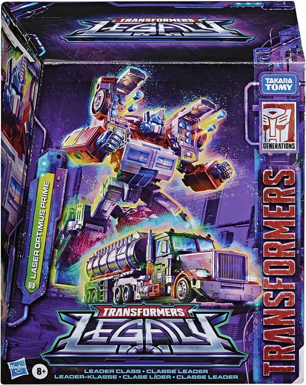 Transformers Legacy Laser Optimus Prime figurine