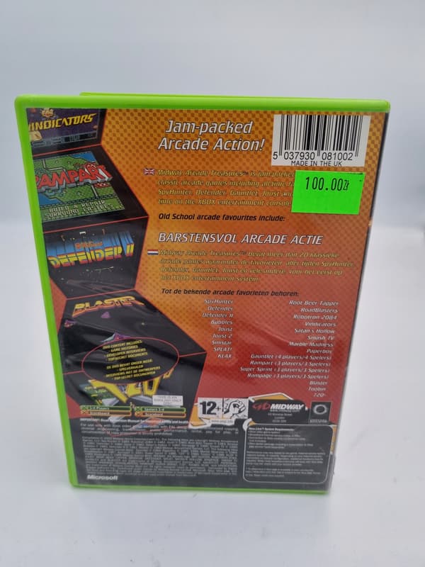 Midway Arcade Treasures 1 game for Microsoft Xbox 4423