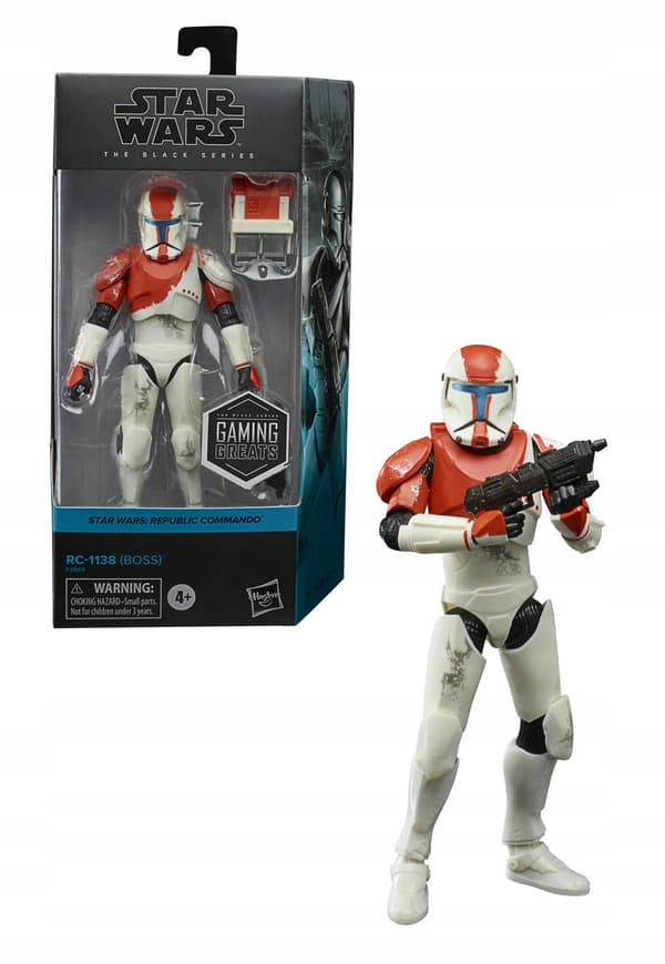 F374 HASBRO STAR WARS THE BLACK SERIES REPUBLIC COMMANDO RC-1138 BOSS