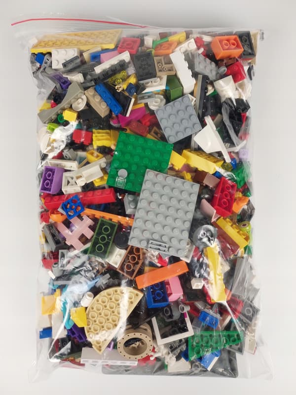 LEGO MIX BRICKS 1 kg – UNSORTED, SECOND GRADE, RANDOM MIX II