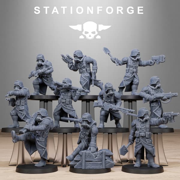 GrimGuard Shovel Trenches – x10