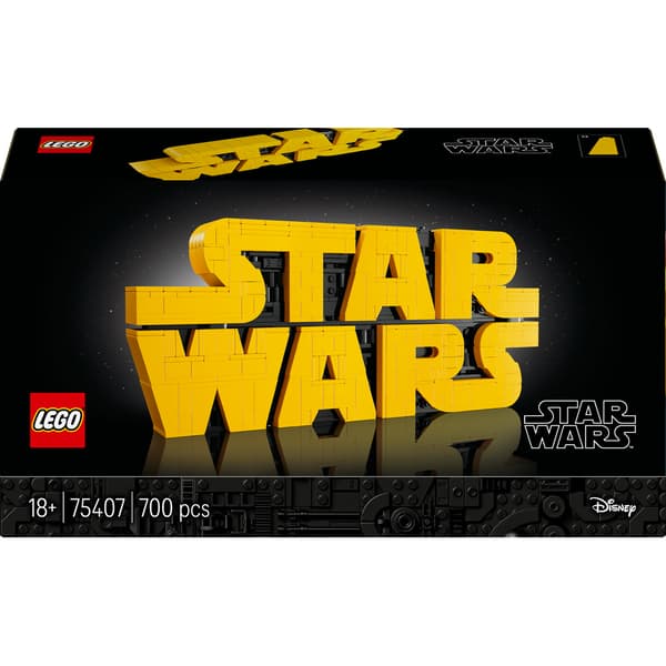 LEGO Star Wars 75407 Star Wars Logo made from bricks