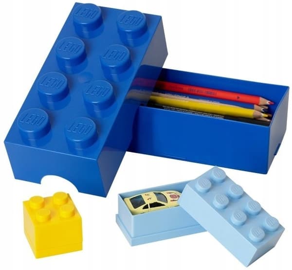 LEGO 8-LUNCHBOX BREAKFAST CONTAINER PINK + BAG