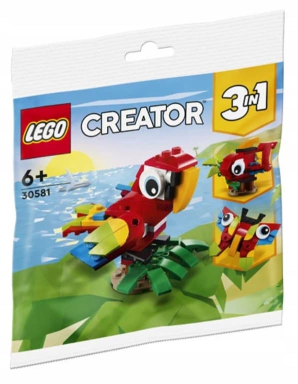 LEGO CREATOR 3-in-1 Tropical Parrot 30581 Polybag