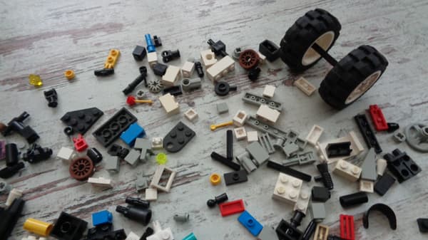 LEGO bricks, 278 grams