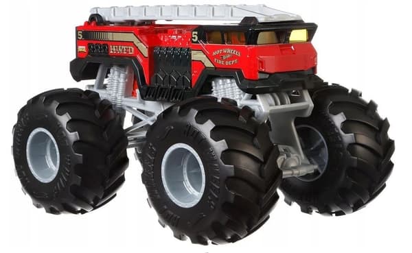 HNM77 HOT WHEELS MONSTER TRUCKS FIRE BRIGADE