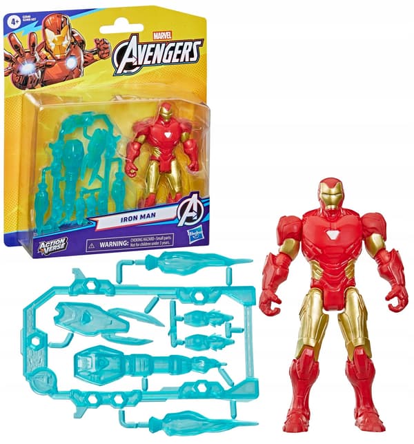 HASBRO MARVEL ACTION VERSE: AVENGERS – IRON MAN ACTION FIGURE (G2846)