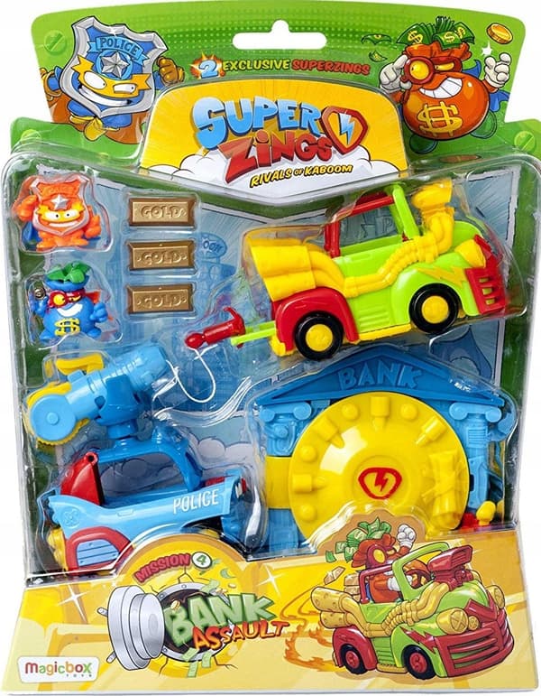 SUPERZINGS MISSION 4: BANK ROBBERY FIGURES
