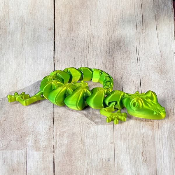 29 cm decorative figurine – MOVABLE 3D lizard – Children’s Day Flexi