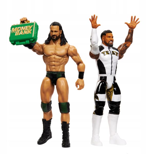 MATTEL WWE Main Event Showdown Jey Uso & Drew McIntyre Figures