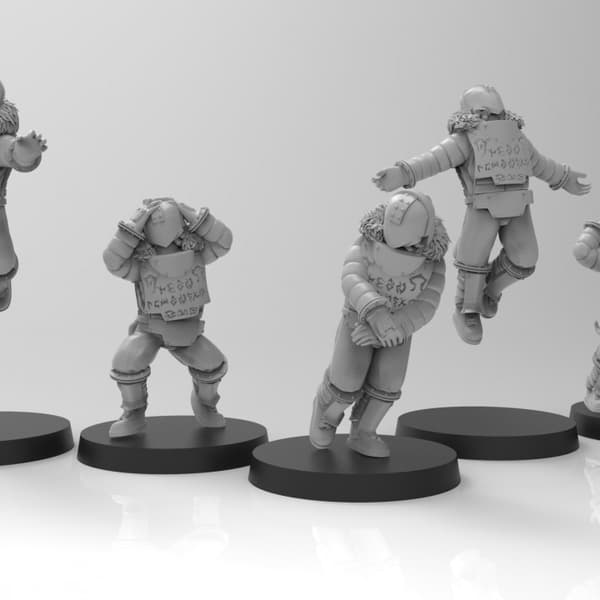 Lunar Auxilia – slavtrollkarlar 32 mm