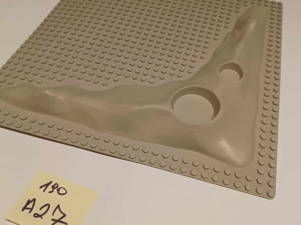 190A27. LEGO Thin Building Plate 32x32, damaged, 3D, 3947