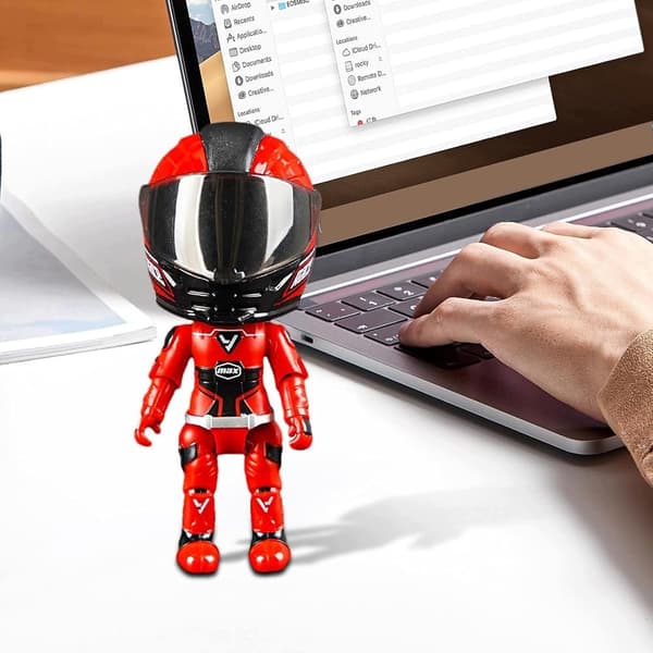 YGCHEN Motorcycle Rider Figurine – Transformable Toy for Children