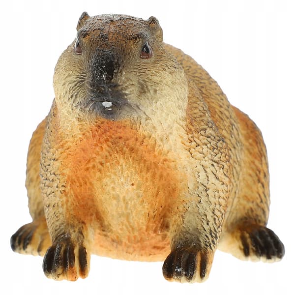 REALISTIC MARMOT FIGURINE – DESK DECORATION