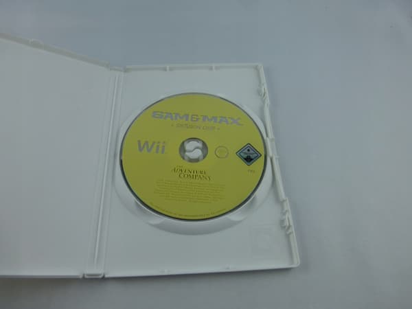 SAM & MAX SEASON ONE, 1 disc, very good condition, NINTENDO WII
