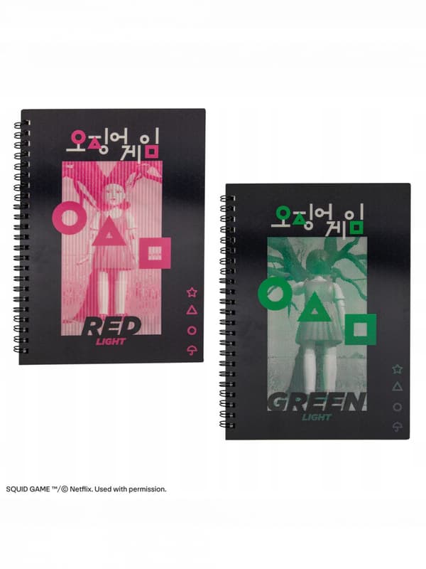 Squid Game Notebook – Red Light, Green Light