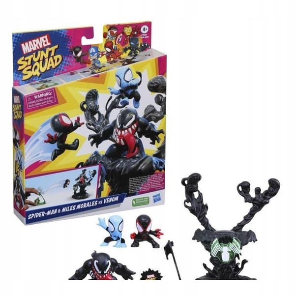 MARVEL SPIDER-MAN VENOM STUNT SQUAD FIGURE SET [FIGURE]