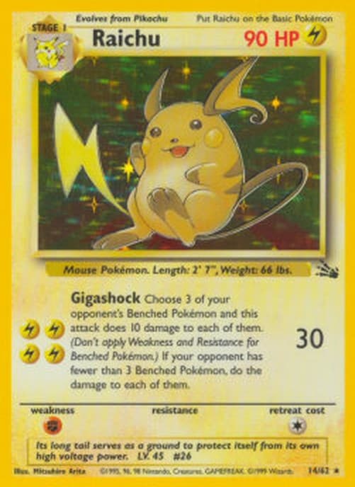 Pokemon TCG Raichu