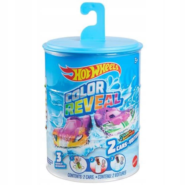 Hot Wheels Colour Reveal 2-pack – changes colour when in water