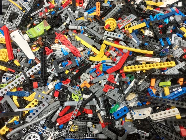 Lego Technic original mixed bricks, 500g (0.5 kg)!