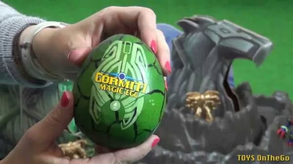 GORMITI MAGIC EGG: SILVER WARRIOR – GREEN