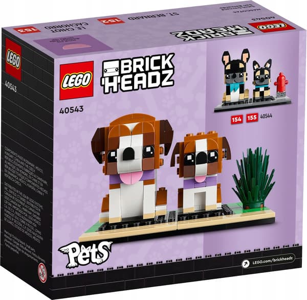 LEGO 40543 BrickHeadz Pets – Dogs – St. Bernard