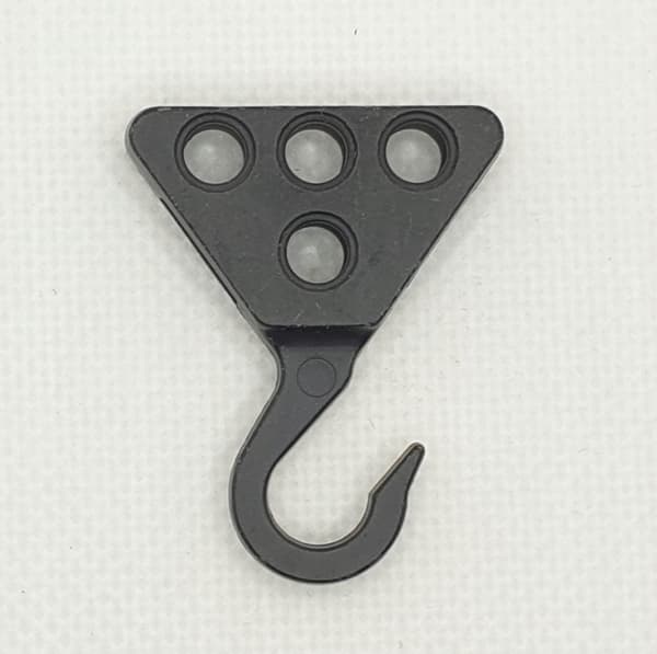 Lego 70644 Large Black Metal Hook, Technic, 1 piece