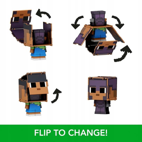 Minecraft Flippin' Figs 2 Transforming Figures: Sunny & Ender Dragon JCN27