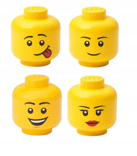 LEGO MINI HEAD CONTAINER 4-PACK – XS SET 0.36L 43330801