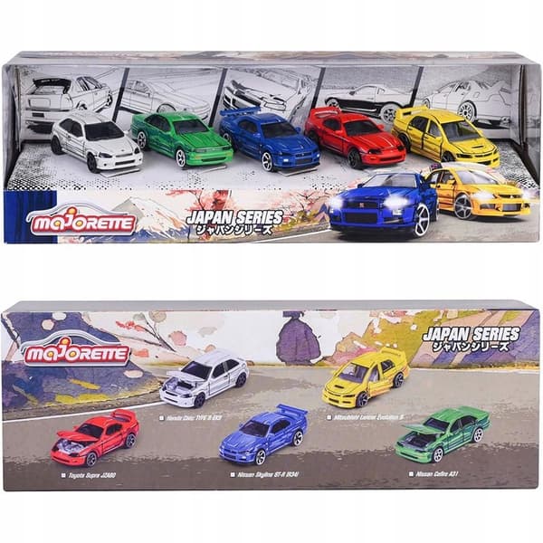 Majorette Japan Series Gift Pack: 5 Vehicles