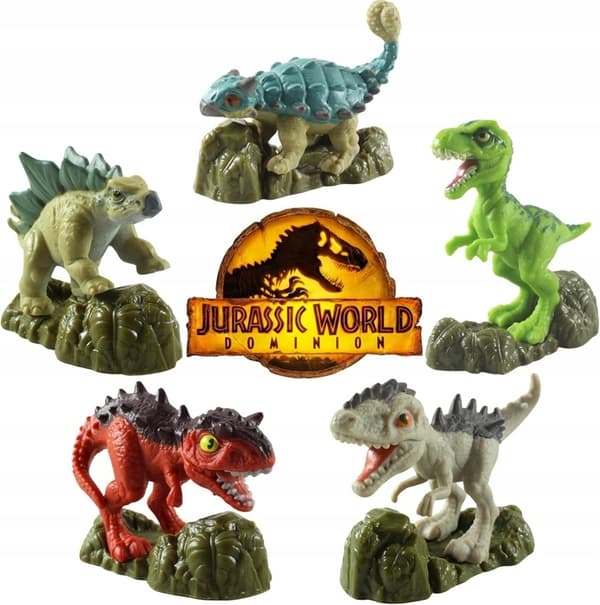 DINOSAURS Jurassic World Dominion Micro Collection FIGURE SET (5 pcs.) 3+