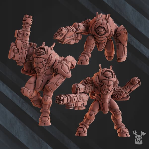 Cyber-ghosts Squad x3 DakkaDakkaStore