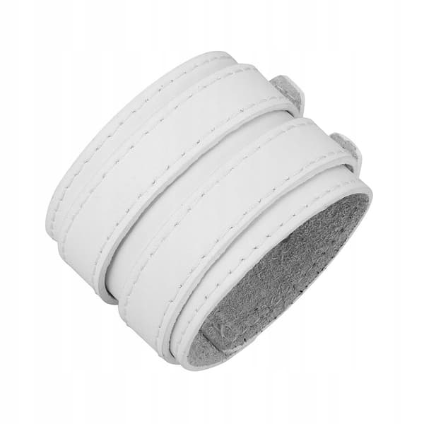 Men’s PU Leather Accessory with Double PU Leather, White