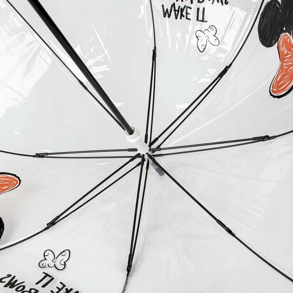 Large see-through parasol, Minnie
