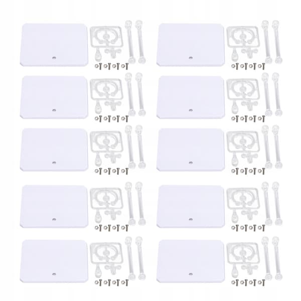 Display stand for assembly doll models, 10-piece Action Action Display Posi set