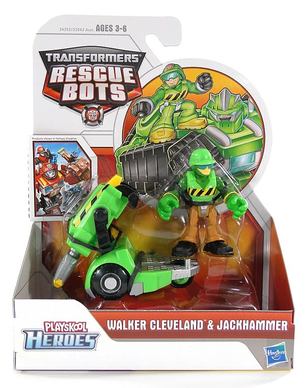 HASBRO – TRANSFORMERS RESCUE BOTS WALKER JACKHAMMER
