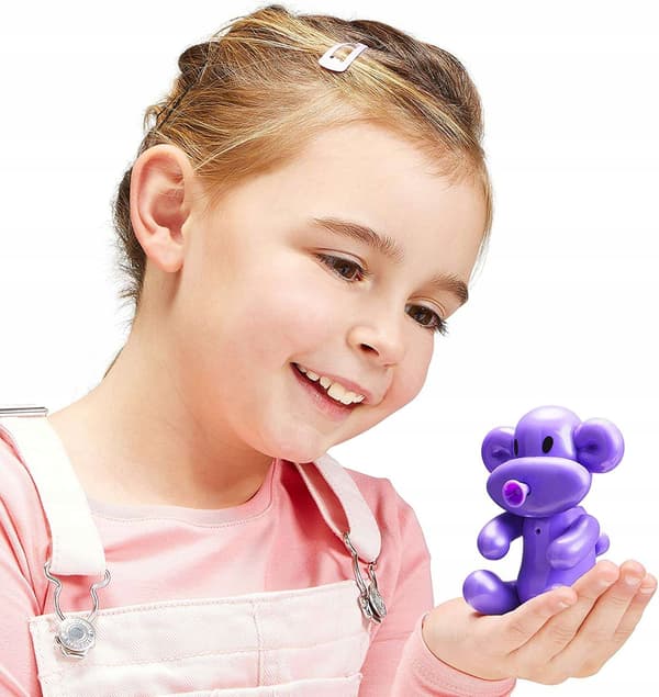 SQUEAKEE MINIS . Monkey Interactive toy