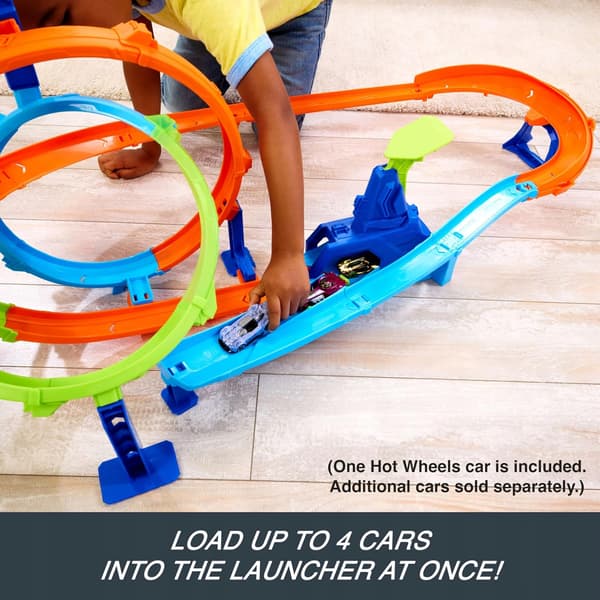 Hot Wheels Stunt Tracks Double Loop Race Track Toy